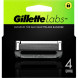Лезвия для бритвы Gillette Labs, 4 шт. в Уфе
