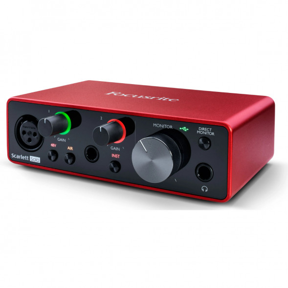 Внешняя звуковая карта FOCUSRITE Scarlett Solo 3rd Gen в Уфе
