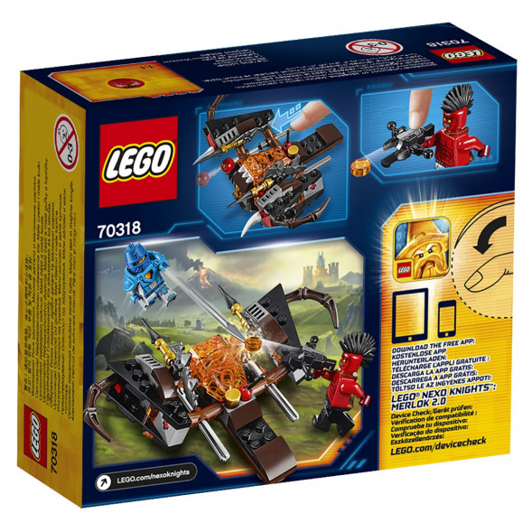 Конструктор LEGO Nexo Knights 70318 Шаровая ракета в Уфе