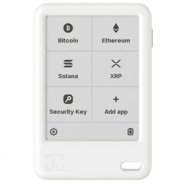 Комплект Криптокошелек Ledger Nano Gen5, белый + Декоративные бейджи (Set 3) в Уфе