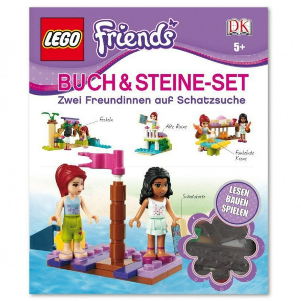 Книга и набор кубиков LEGO Friends Buch &amp;amp; Steine-Set Zwei Freundinnen auf Schatzsuche в Уфе