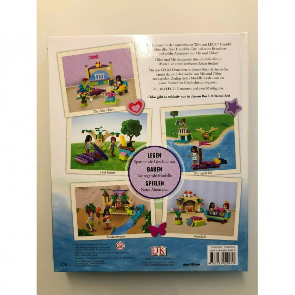 Книга и набор кубиков LEGO Friends Buch &amp;amp; Steine-Set Zwei Freundinnen auf Schatzsuche в Уфе
