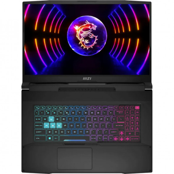 Ноутбук MSI Katana 17 B13VEK-1624XRUY (17.3&amp;quot;, IPS, Intel Core i5 13420H 2.1ГГц, 8 ядер, 16ГБ DDR5, 512ГБ SSD, NVIDIA GeForce RTX 4050 - 6 ГБ, без ОС), черный в Уфе