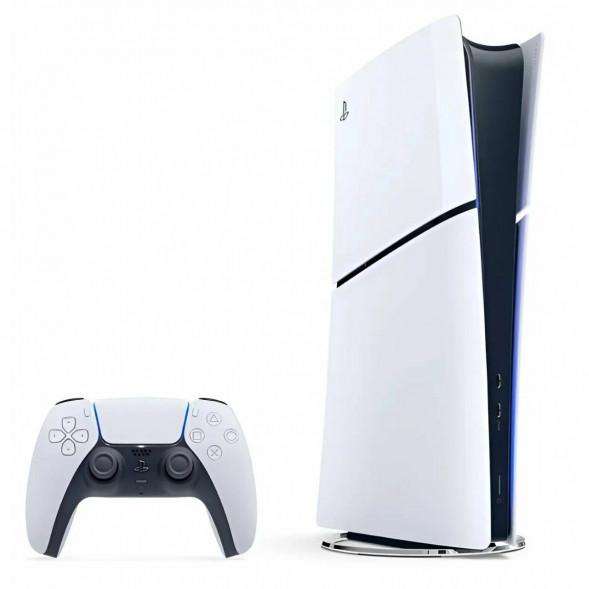 Игровая приставка Sony PlayStation 5 Slim 825 ГБ без дисковода, белый в Уфе