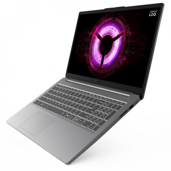 Ноутбук Lenovo LOQ 15ARP10E (83S0007FUS) (15.6&amp;quot;, IPS, AMD Ryzen 7 170 3.2 ГГц, 8 ядер, 16 ГБ DDR5, SSD 512 ГБ, NVIDIA  GeForce RTX 4050 - 6 ГБ, Windows 11 Home), серый в Уфе
