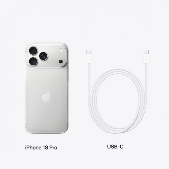 Смартфон Apple iPhone 18 Pro 512GB (eSIM), Silver в Уфе