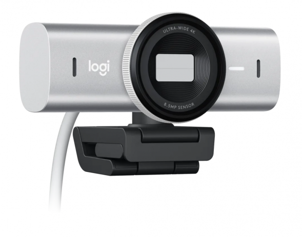 Веб-камера Logitech MX Brio 4K, Pale Grey в Уфе