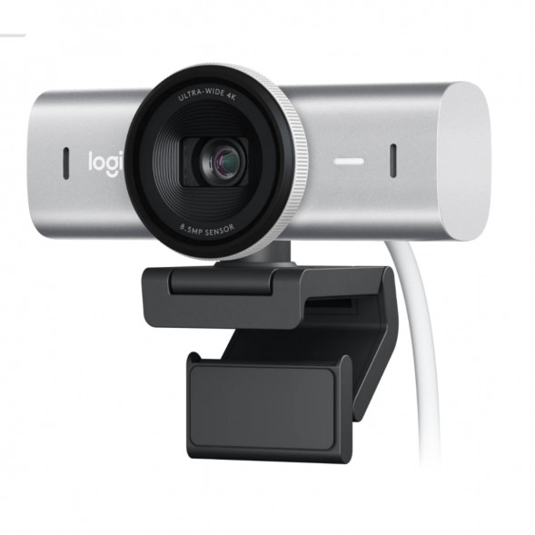 Веб-камера Logitech MX Brio 4K, Pale Grey в Уфе