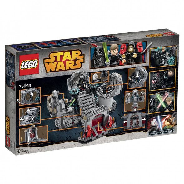 Конструктор LEGO Star Wars 75093 Звезда Смерт - Последняя схватка в Уфе