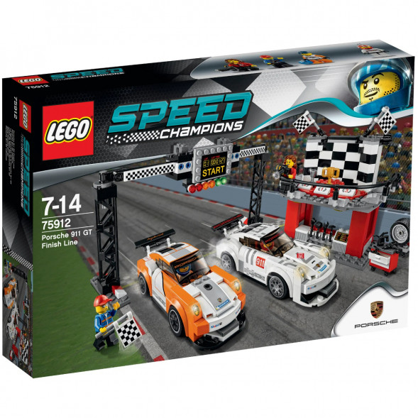 Конструктор LEGO Speed Champions 75912 Финишная линия гонки Porsche 911 GT в Уфе