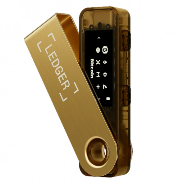 Криптокошелек Ledger Nano S Plus 1 шт., золотой в Уфе