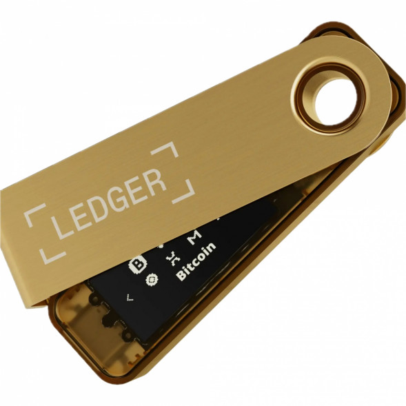Криптокошелек Ledger Nano S Plus 1 шт., золотой в Уфе