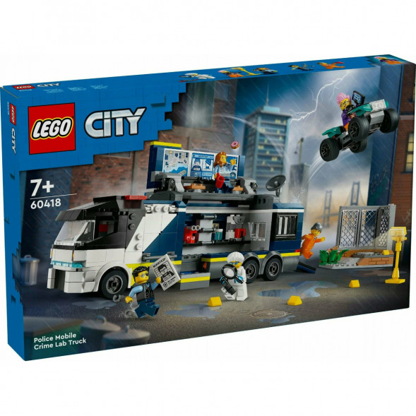 Конструктор LEGO City 60418 Полицейский грузовик криминалистической лаборатории в Уфе