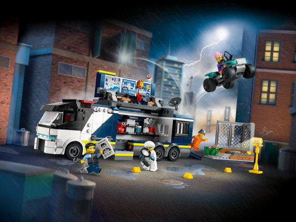Конструктор LEGO City 60418 Полицейский грузовик криминалистической лаборатории в Уфе