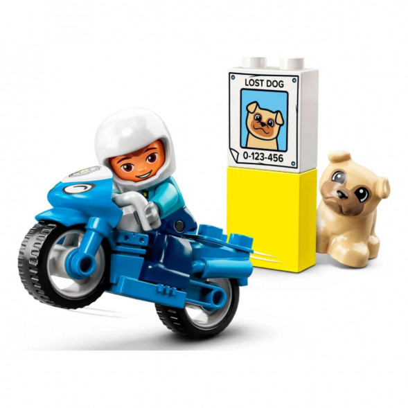 Конструктор LEGO DUPLO 10967 Полицейский мотоцикл в Уфе