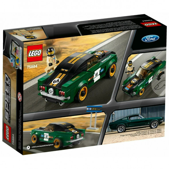Конструктор LEGO Speed Champions 75884 1968 Ford Mustang Fastback в Уфе