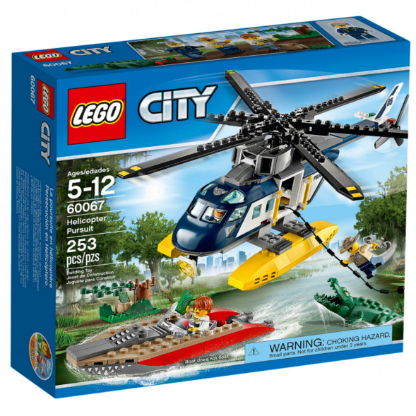 Конструктор LEGO City 60067 Погоня на полицейском вертолёте в Уфе
