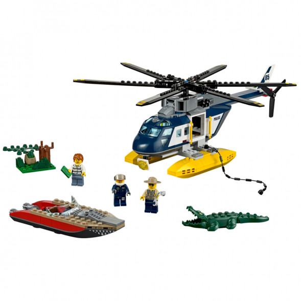 Конструктор LEGO City 60067 Погоня на полицейском вертолёте в Уфе