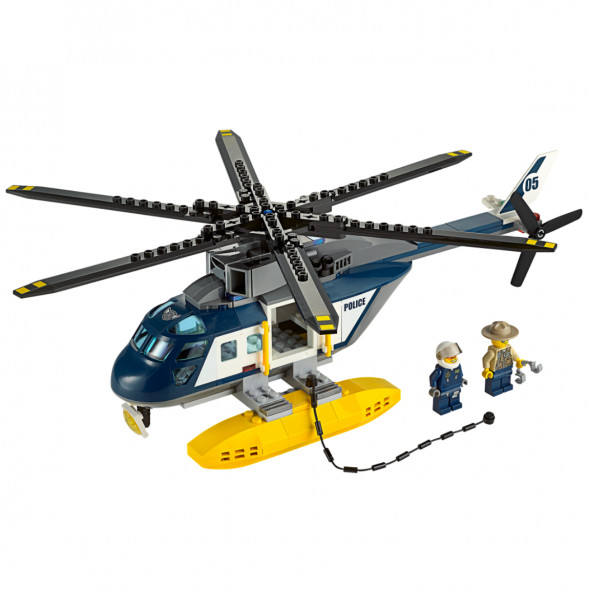 Конструктор LEGO City 60067 Погоня на полицейском вертолёте в Уфе