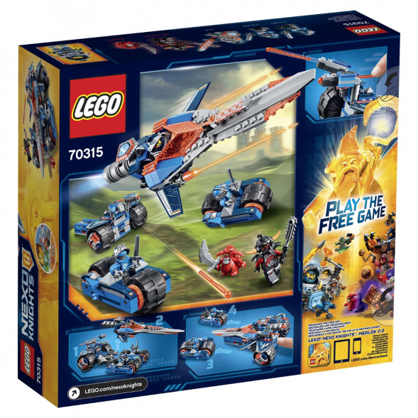 Конструктор LEGO Nexo Knights 70315 Устрашающий разрушитель Клэя в Уфе