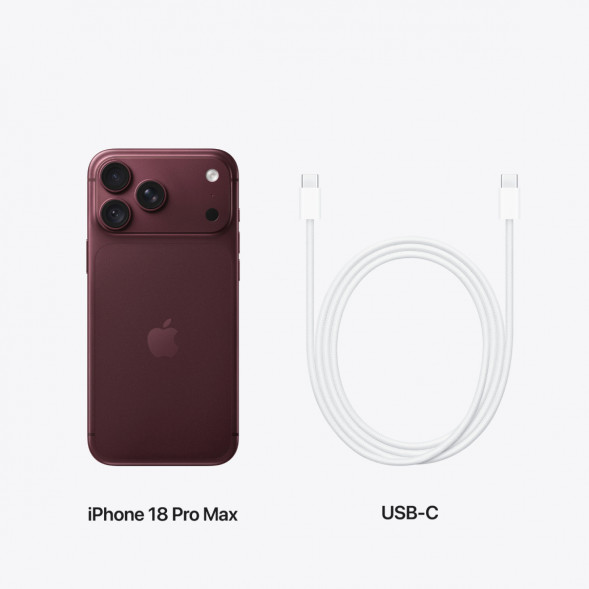 Смартфон Apple iPhone 18 Pro Max 256GB (SIM + eSIM), Burgundy в Уфе