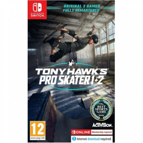 Игра Tony Hawk`s Pro Skater 1+2 [Nintendo Switch, английская версия] в Уфе