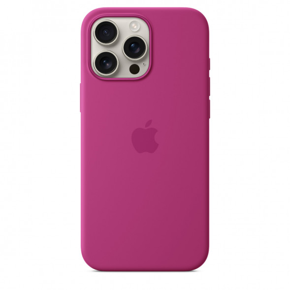 Чехол Apple для iPhone 16 Pro Max Silicone MagSafe, Fuchsia (MYYX3ZM/A) в Уфе