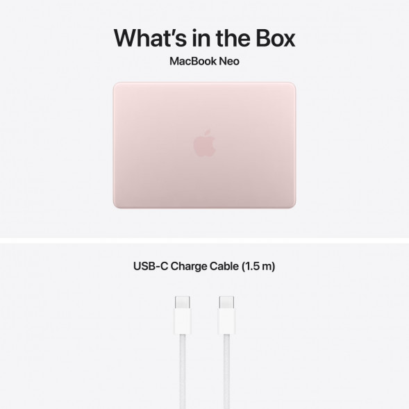 Ноутбук Apple MacBook Neo MHFH4 (A18 Pro 5-Core GPU, 8/256GB), Розовый/Blush в Уфе