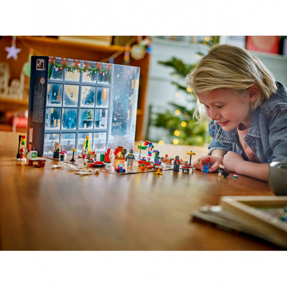 Конструктор LEGO Super Heroes 76293 Новогодний календарь Человек-паук, 2024 в Уфе