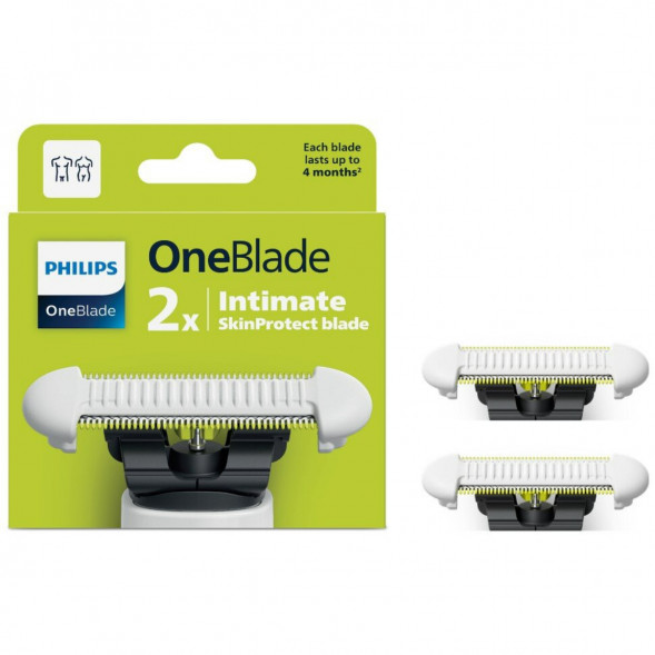Сменные лезвия Philips OneBlade Intimate, 2 шт, QP229/52 в Уфе