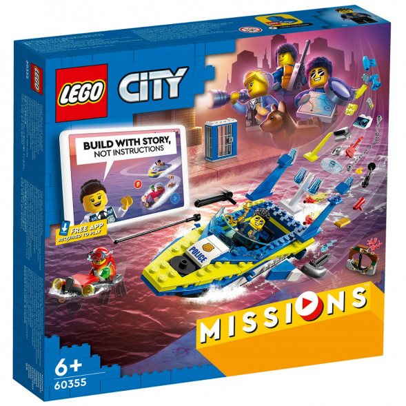 Конструктор LEGO City 60355 Детективные миссии водной полиции в Уфе