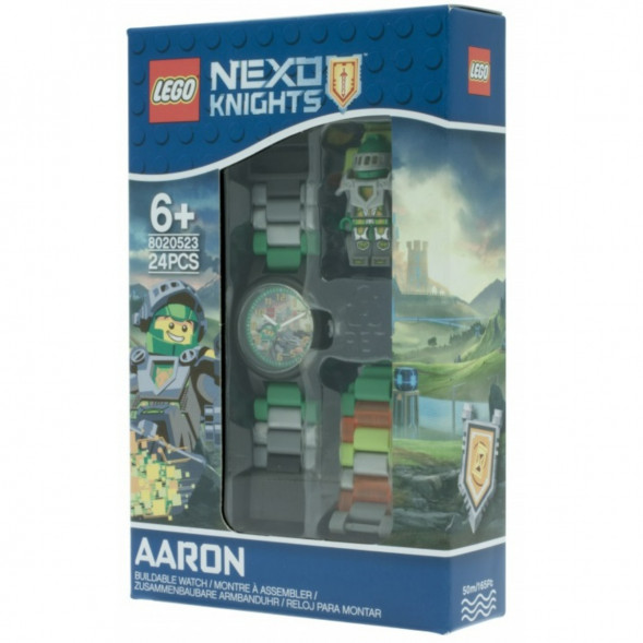 Часы LEGO Nexo Knights 8020523 Аарон с минифигуркой в Уфе