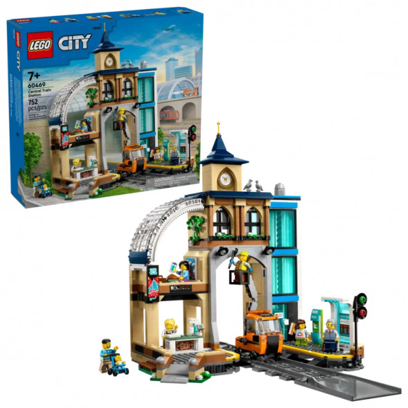 Конструктор LEGO City 60469 Центральный железнодорожный вокзал в Уфе