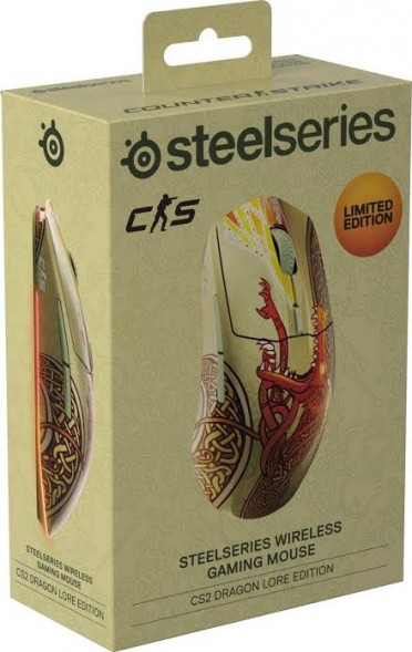 Беспроводная игровая мышь Steelseries CS2 Dragon Lore WL + USB Type-A 18000 DPI в Уфе