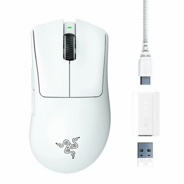 Мышь беспроводная/проводная Razer Deathadder V3 Pro [RZ01-04630200-R3G1] белый в Уфе