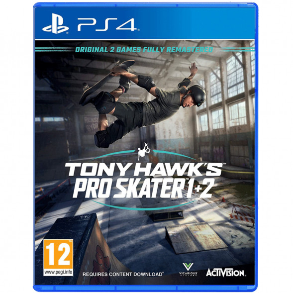 Игра Tony Hawk&amp;#039;s Pro Skater 1 + 2 [PS4, английская версия] в Уфе
