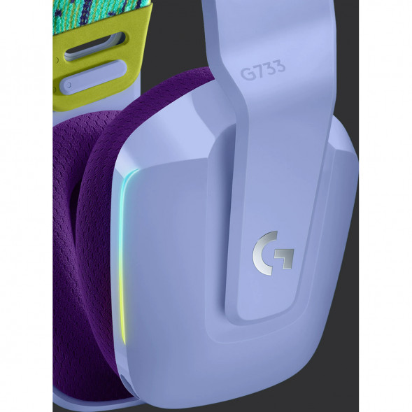 Игровая гарнитура Logitech G733 RGB Lightspeed Wireless, сиреневый в Уфе
