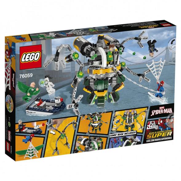 Конструктор LEGO Super Heroes 76059 Человек-паук: в ловушке Доктора Осьминога в Уфе