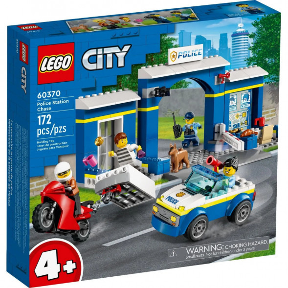 Конструктор LEGO City 60370 Побег из полицейского участка в Уфе