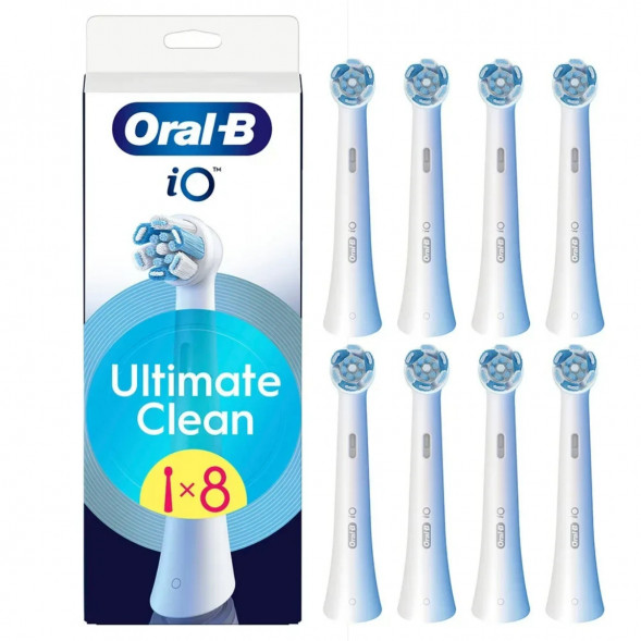 Сменные насадки Oral-B iO Series Ultimate Clean 360, 8 шт., белый в Уфе