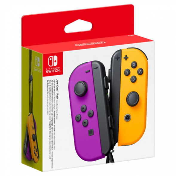 Геймпад Nintendo Switch Joy-Con controllers Duo, фиолетовый/оранжевый в Уфе