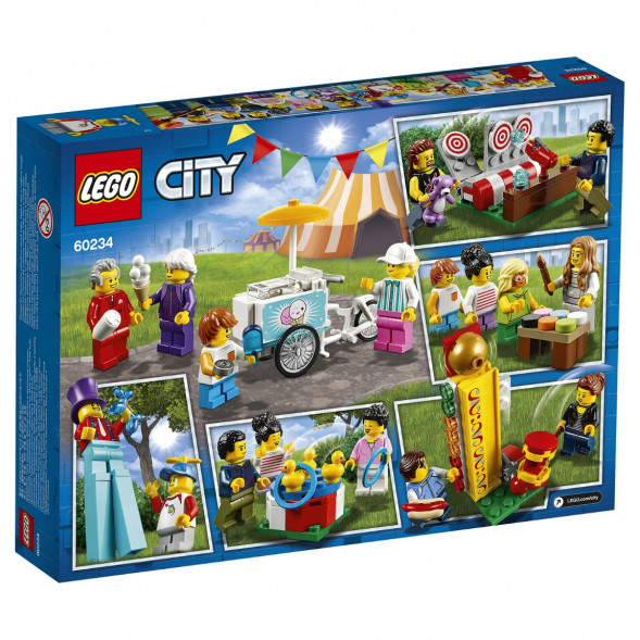 Конструктор LEGO City Town 60234 Комплект минифигурок Весёлая ярмарка в Уфе