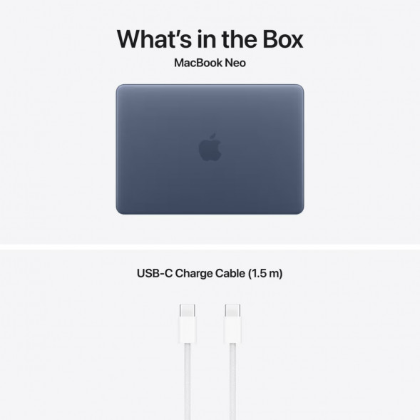 Ноутбук Apple MacBook Neo MHFG4 (A18 Pro 5-Core GPU, 8/512GB), Синий/Indigo в Уфе