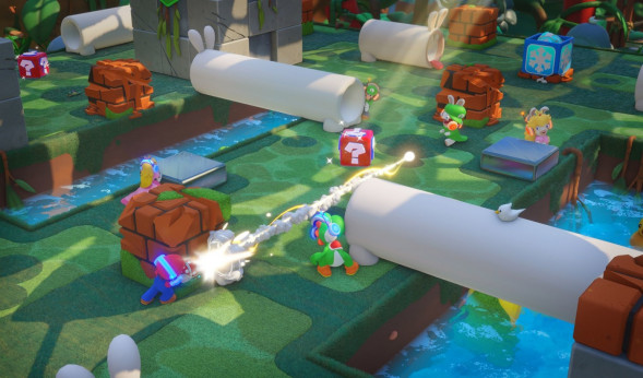 Игра Mario Rabbids: Kingdom Battle. Gold Edition [Nintendo Switch, английская версия] в Уфе