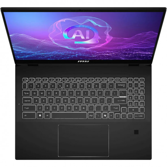 Ноутбук трансформер MSI Summit 16 AI Evo A2HMTG-057RU (16&amp;quot;, IPS, Intel Core Ultra 7 255H 2ГГц, 16 ядер, 16ГБ LPDDR5, 1ТБ SSD, Intel Arc 140T, Windows 11 Home), черный в Уфе