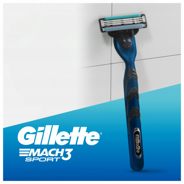 Лезвия для бритвы Gillette Mach3 Sport, 15 шт. в Уфе